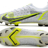 Chuteira Campo Nike Mercurial Vapor 14 Elite FG Cinza e Verde - Low