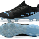 Chuteira Campo Puma Ultra FG Black/Blue