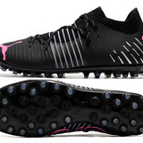 Chuteira Society Puma Future Z FG Black/Pink - Low
