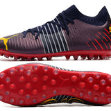 Chuteira Society Puma Future Z FG Black/Red/Orange