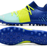 Chuteira Society Puma Future Z FG Blue/Yellow/Green - Low