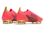 Chuteira Campo Nike Mercurial Vapor 14 Elite FG Rosa/Gold - Low